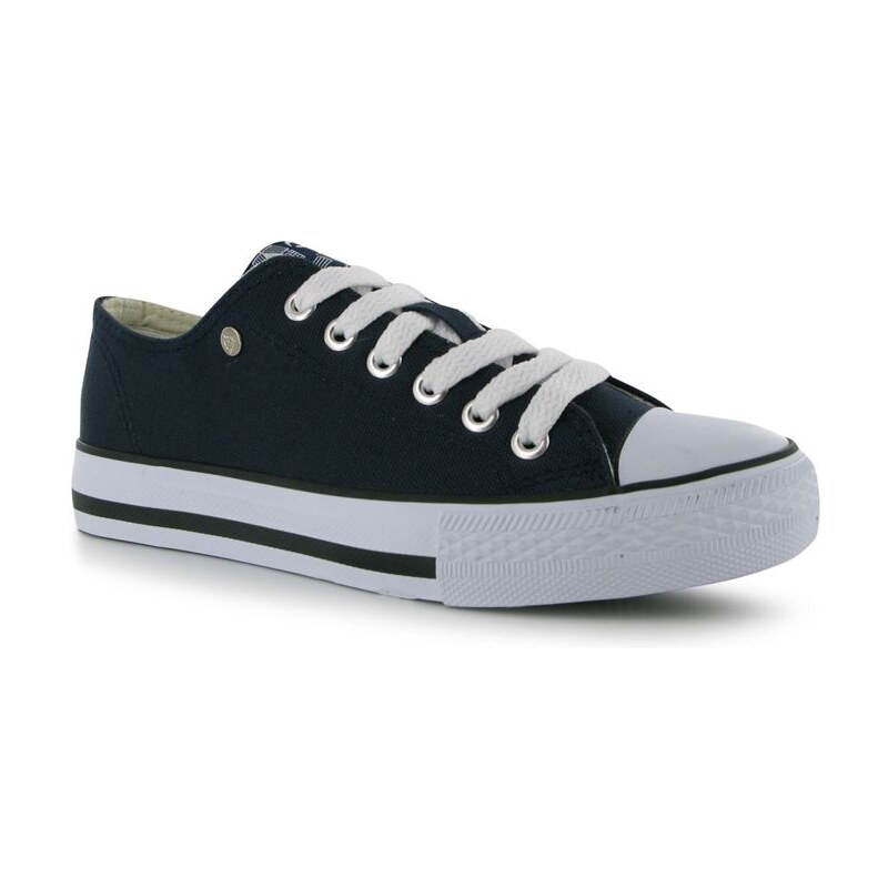 Dunlop Canvas Low dětské Trainers Navy/White