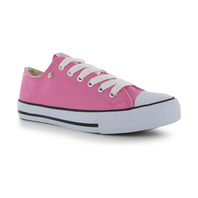 Dunlop Canvas Low dětské Trainers Pink/White