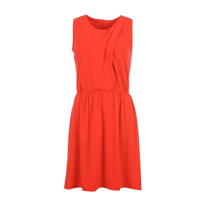 Golddigga Jersey Wrap Dress dámské Fluo Coral 16 XL