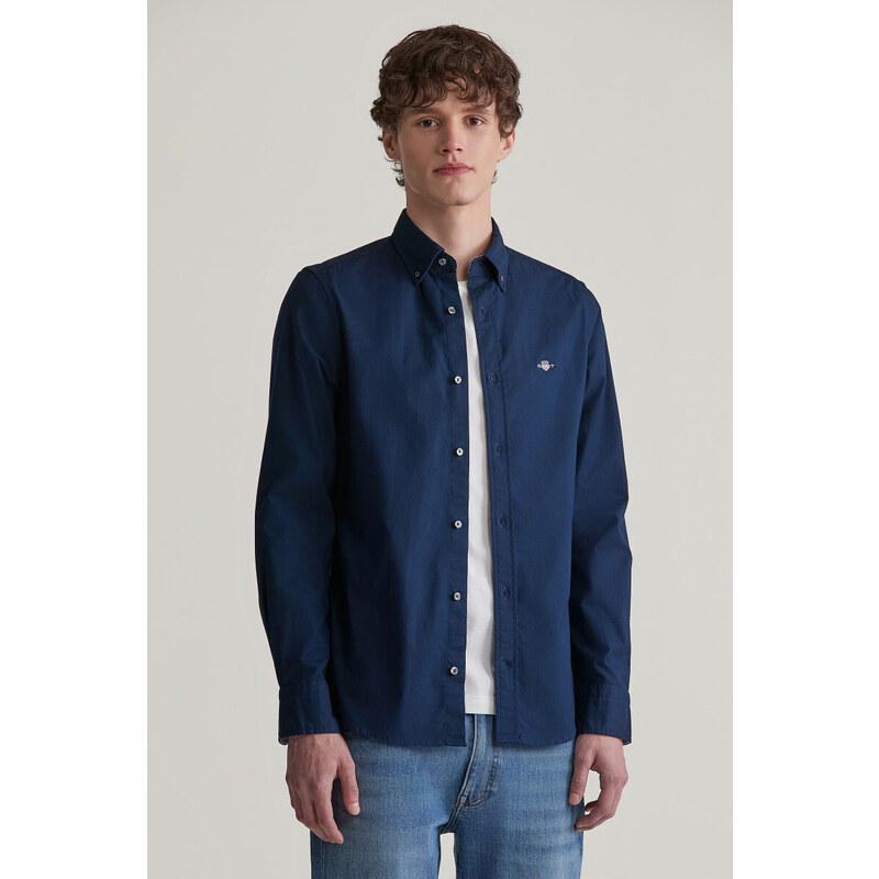 KOŠILE GANT SLIM OXFORD STRETCH SHIRT MARINE