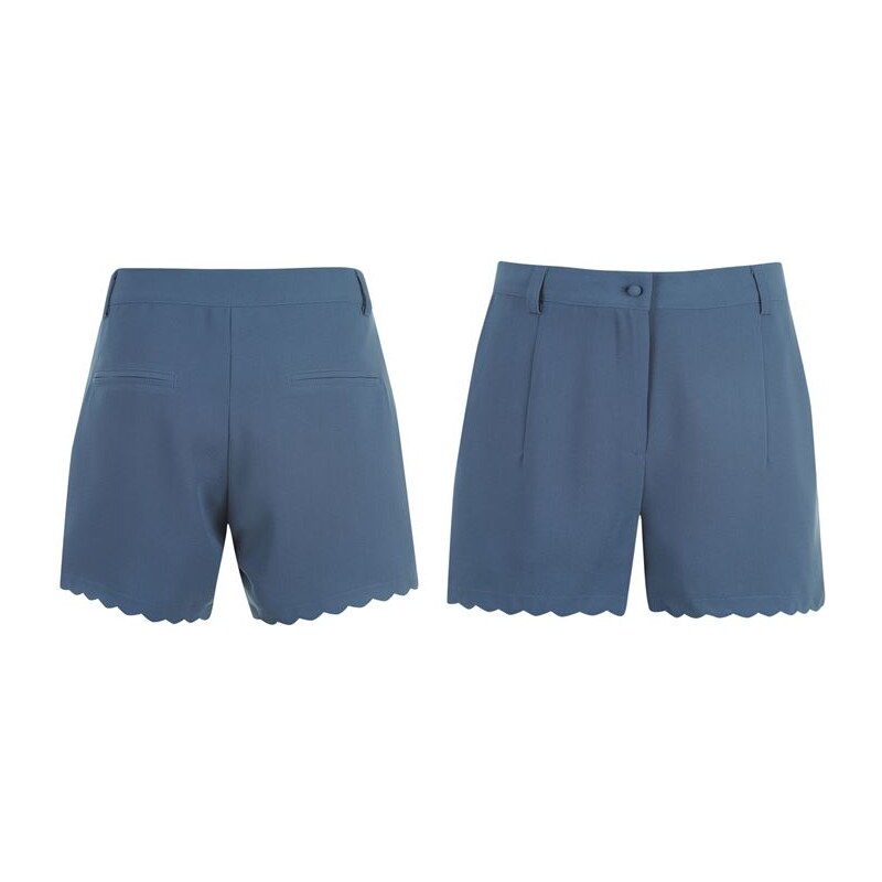 Golddigga Scallop Shorts dámské Stone Blue 8 (XS)