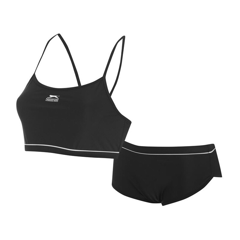 Dámské plavky Slazenger Sport Black/White