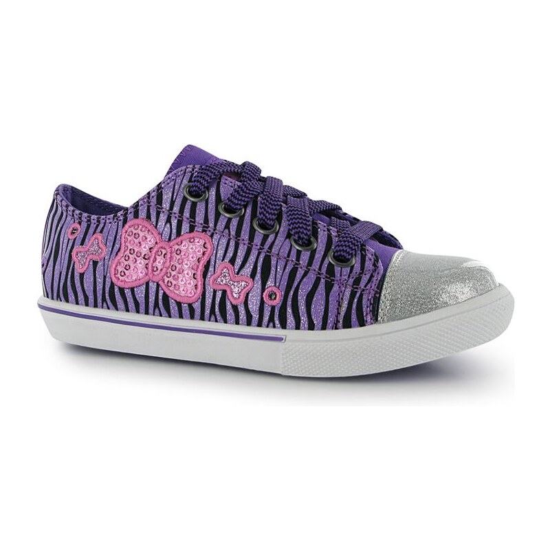 Golddigga Gleam Lace Girls Shoes Purple