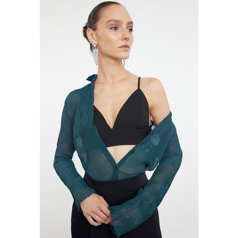 Dámský Crop Top Trendyol Stone