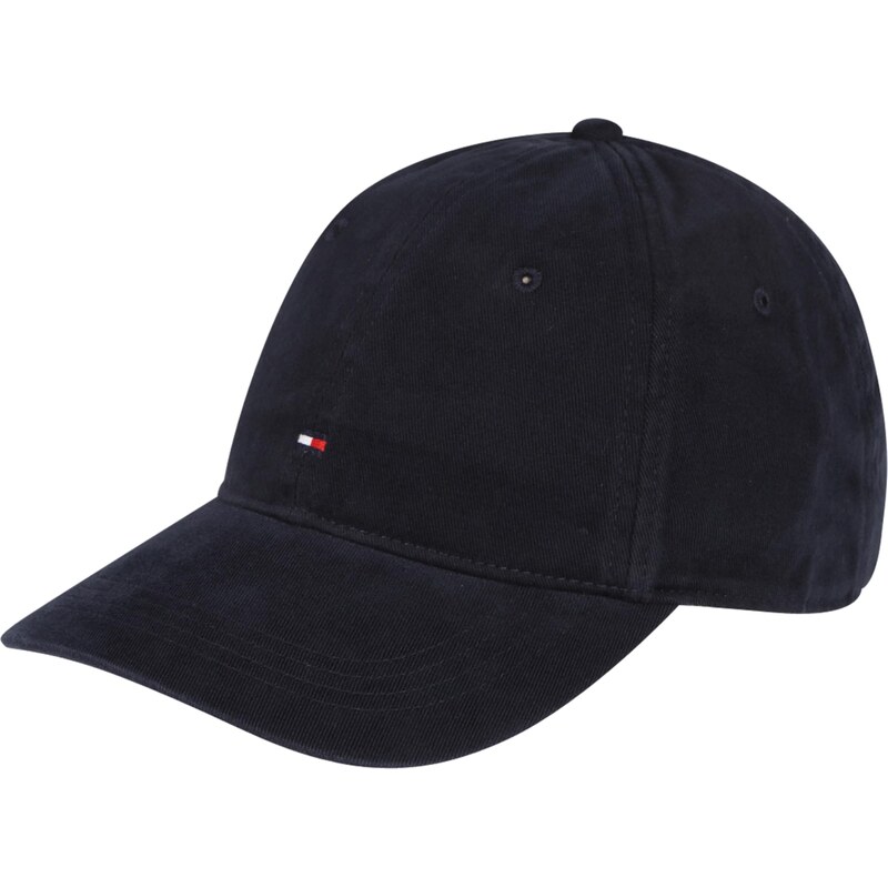 TOMMY HILFIGER Kšiltovka 85 marine modrá / bílá