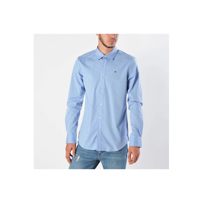 Tommy Jeans Shirt - Tommy Hilfiger TJM ORIGINAL STRETCH SHIRT pale blue