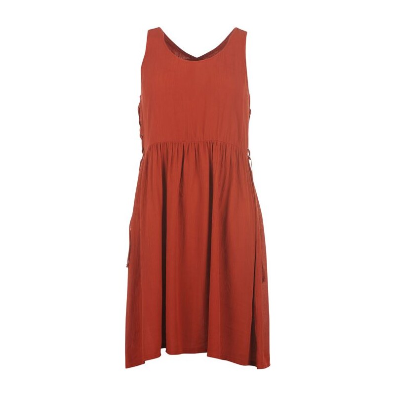 Firetrap Lace Up Dress dámské Burnt Orange 10 S