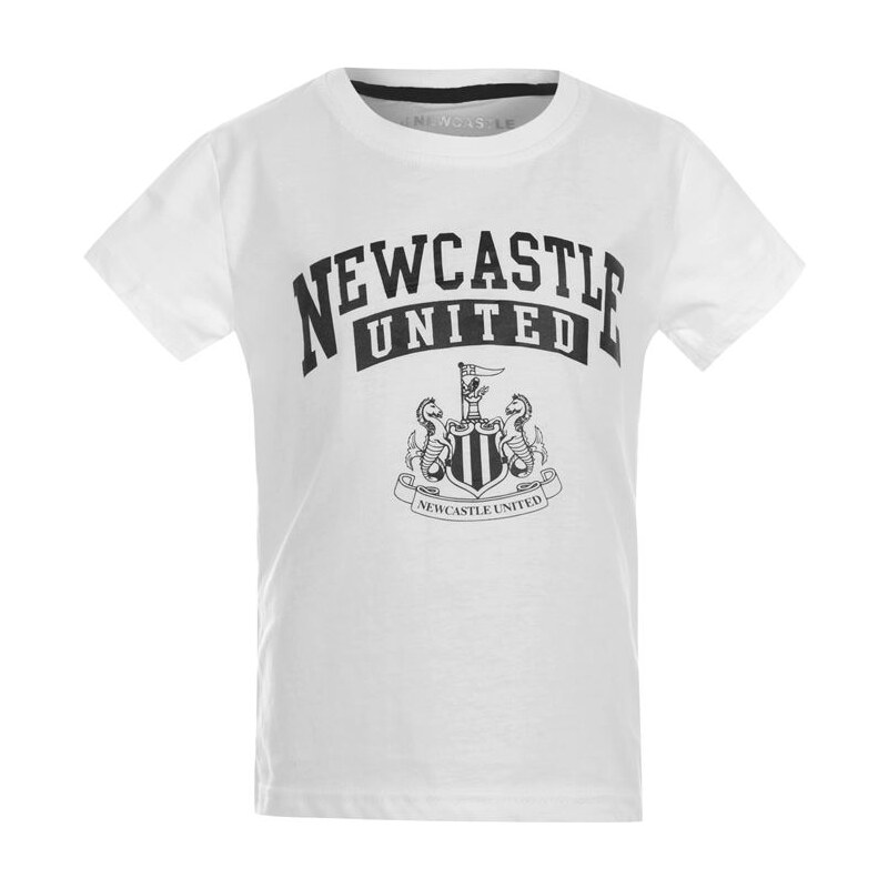 Triko NUFC Graphic T Shirt dětské White