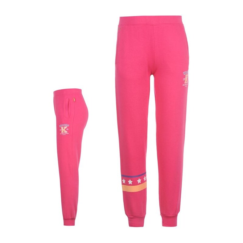 Kickers Fleece Pant Girls Pink 7-8 (SG)