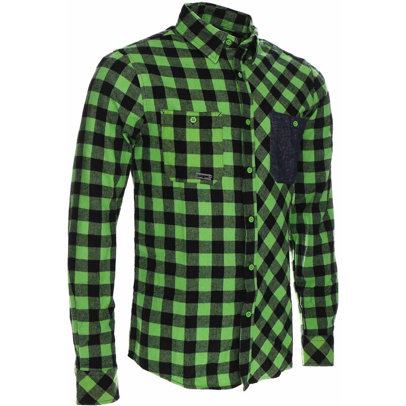 Košile pánská WOOX Flannel Rider Green
