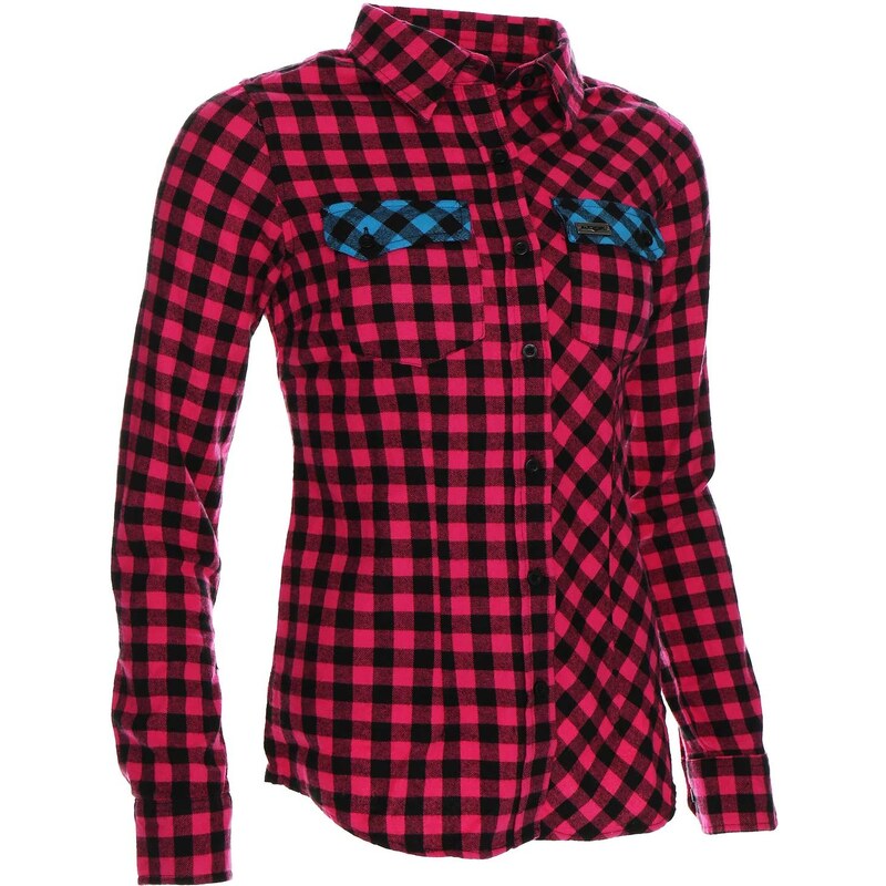 Košile dámská WOOX Flannel Ladies´ Magenta