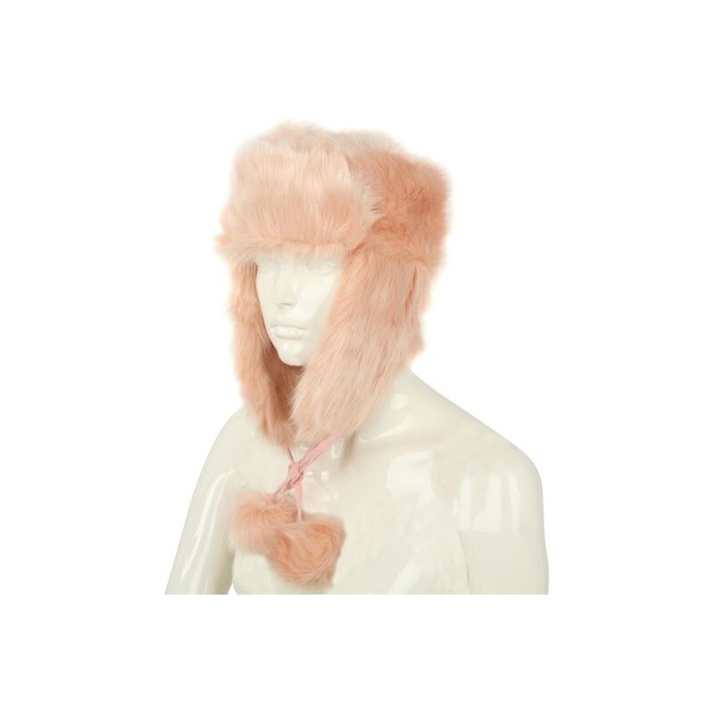 SoulCal Fur Trapper Hat Pink Jedna velikost