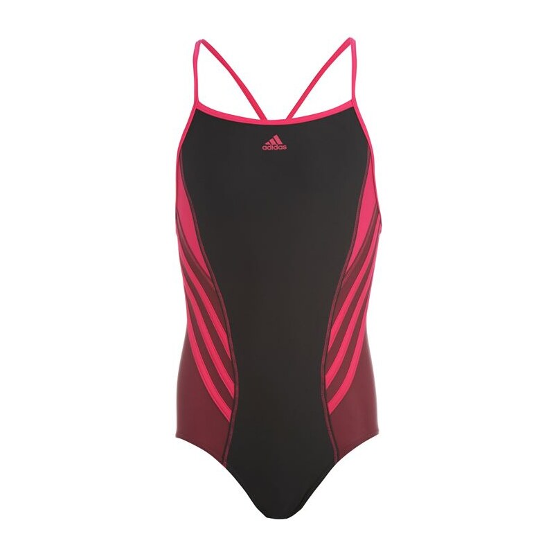 adidas Infinitex Authentic Swimsuit dětskés Black/Bold Pink