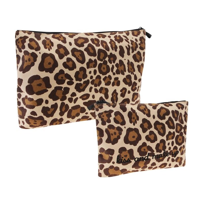 Golddigga Wash Bag Set dámské Leopard N
