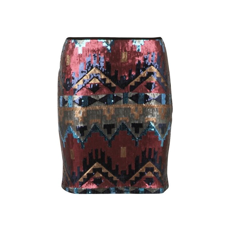 Rock and Rags Sequin Mini Skirt Multi 8 (XS)