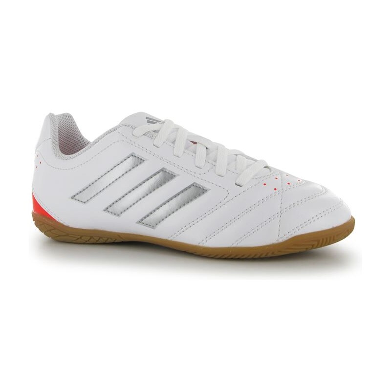 adidas Goletto dětské Indoor Football Trainers White/Black