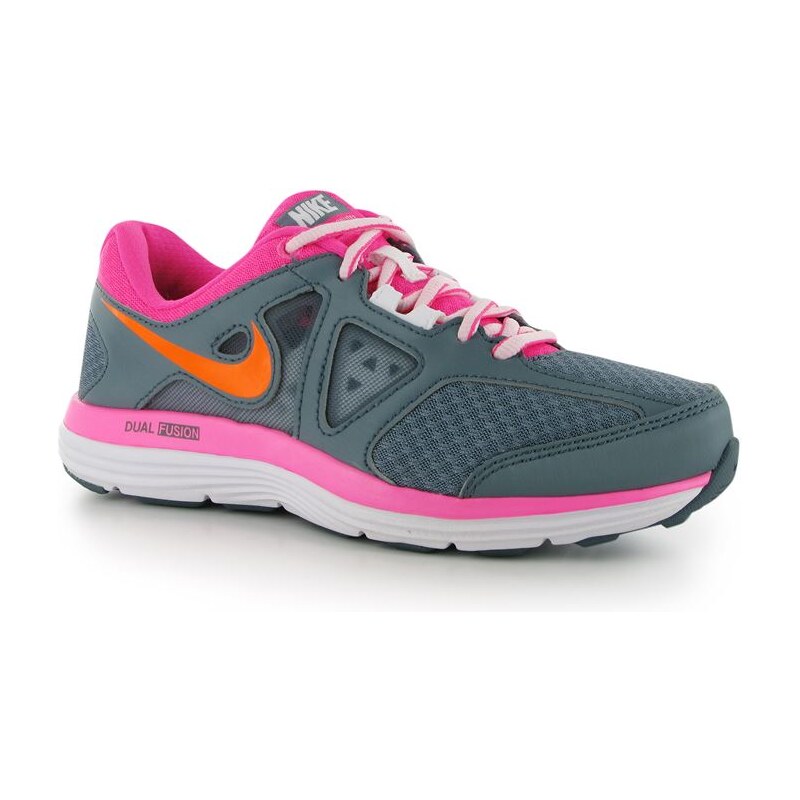 boty Nike Dual Fusion Lite dámské Running Shoes Grey/Pink