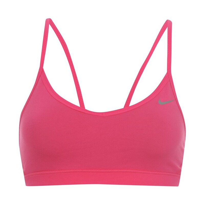 Nike Indy Sports Bra dámské Pink/Grey 8 (XS)