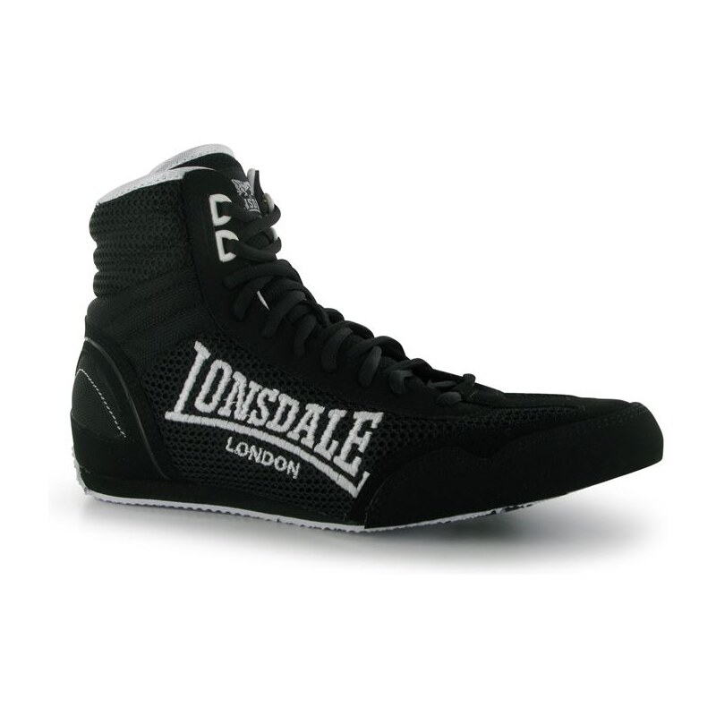 Lonsdale Contender pánské boty na boxování Black/White