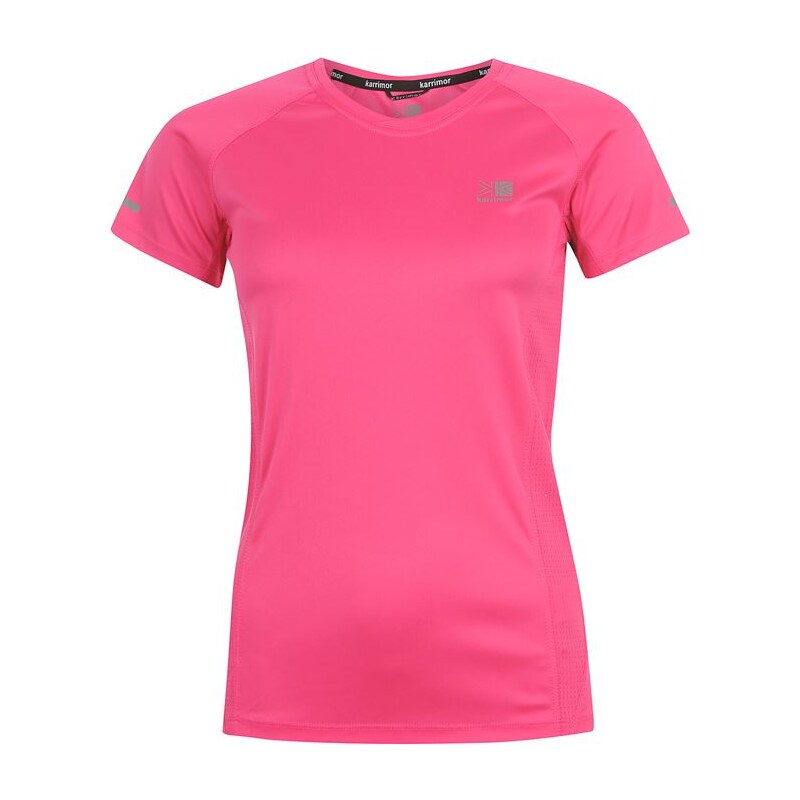 Triko Karrimor Short Sleeve Run T Shirt dámské Pink