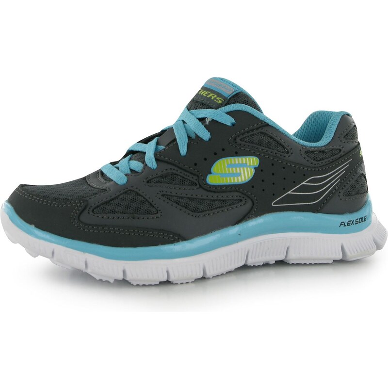 Skechers Appeal Ali Childs Trainers Charcoal/Blue