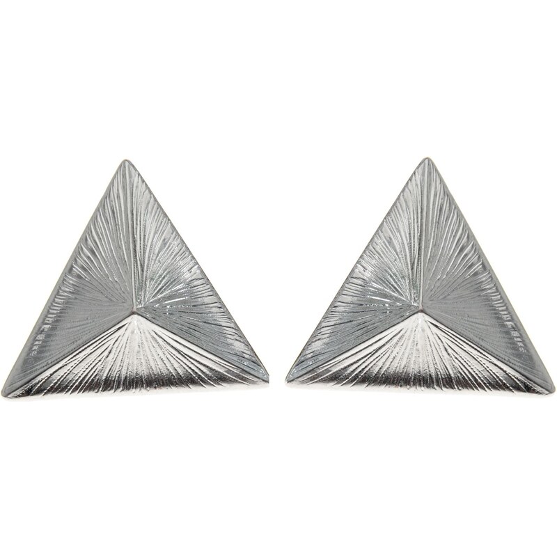 USC Triangle Earrings Silver Jedna velikost