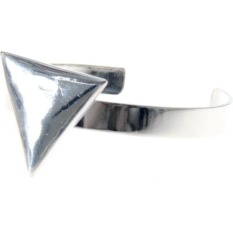 USC Triangle Cuff Bracelet Silver Jedna velikost