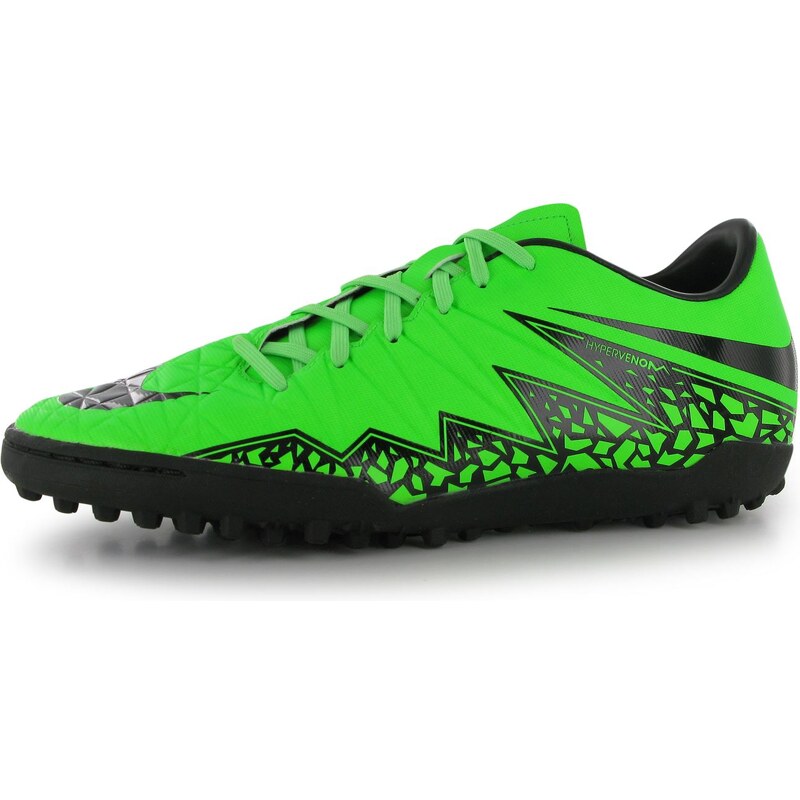 Fotbalové turfy Nike Hypervenom Phelon TF Green/Black