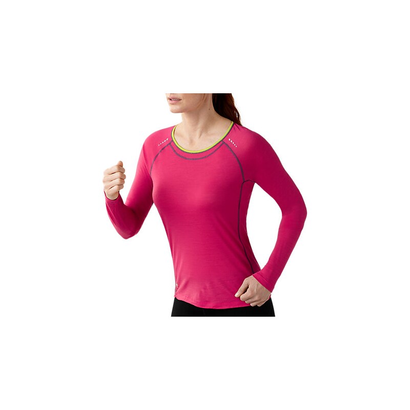 Funkční triko dámské Smartwool PhD Ultra Light Long Sleeve Bright Pink