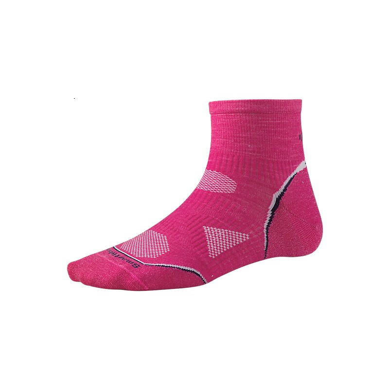 Ponožky dámské Smartwool PhD Cycle Ultra Light Mini Bright Pink
