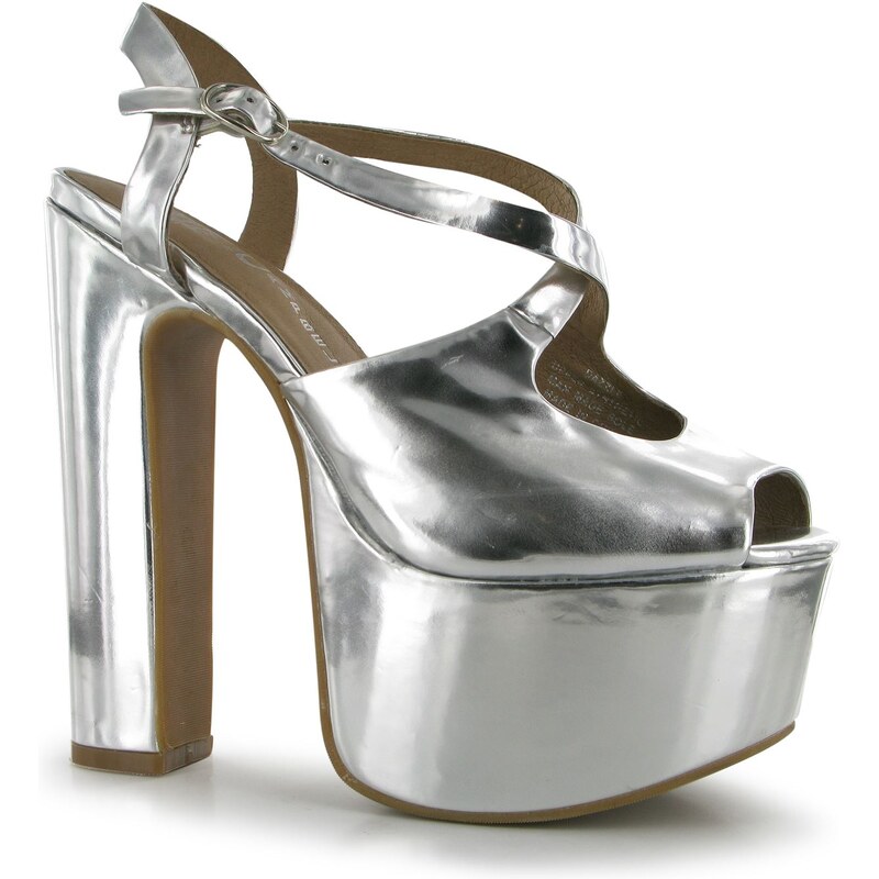 boty Jeffrey Campbell Dazzle LdCl54 Silver 4
