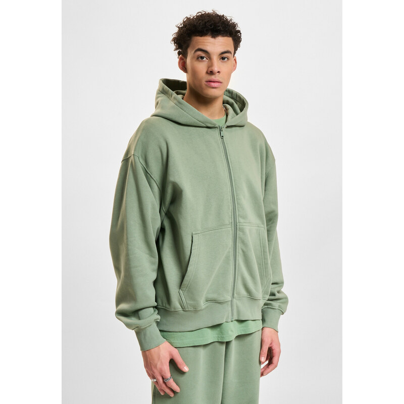 DEF Pánská mMikina Zip Hoody zelená