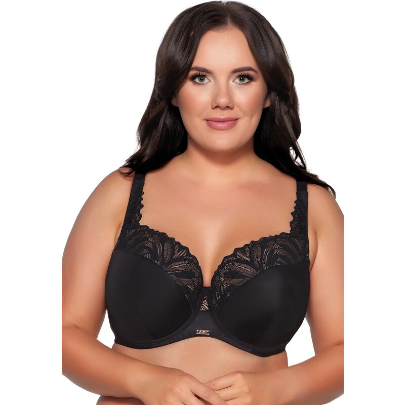 AVA LINGERIE Krajková vyztužená podprsenka Ava 2107 Maxi Béžová 96552465