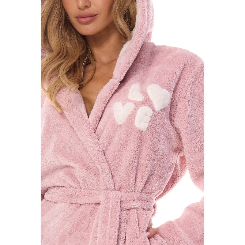 Dámský extra měkký župan L&L LOVE 2410 LV S-XL