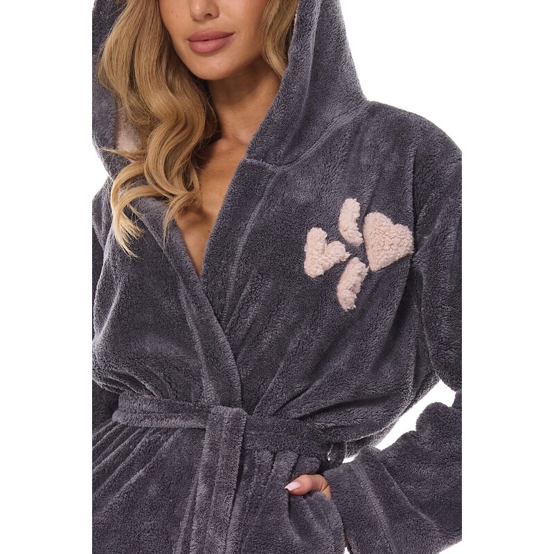 Dámský extra měkký župan L&L LOVE 2410 LV S-XL