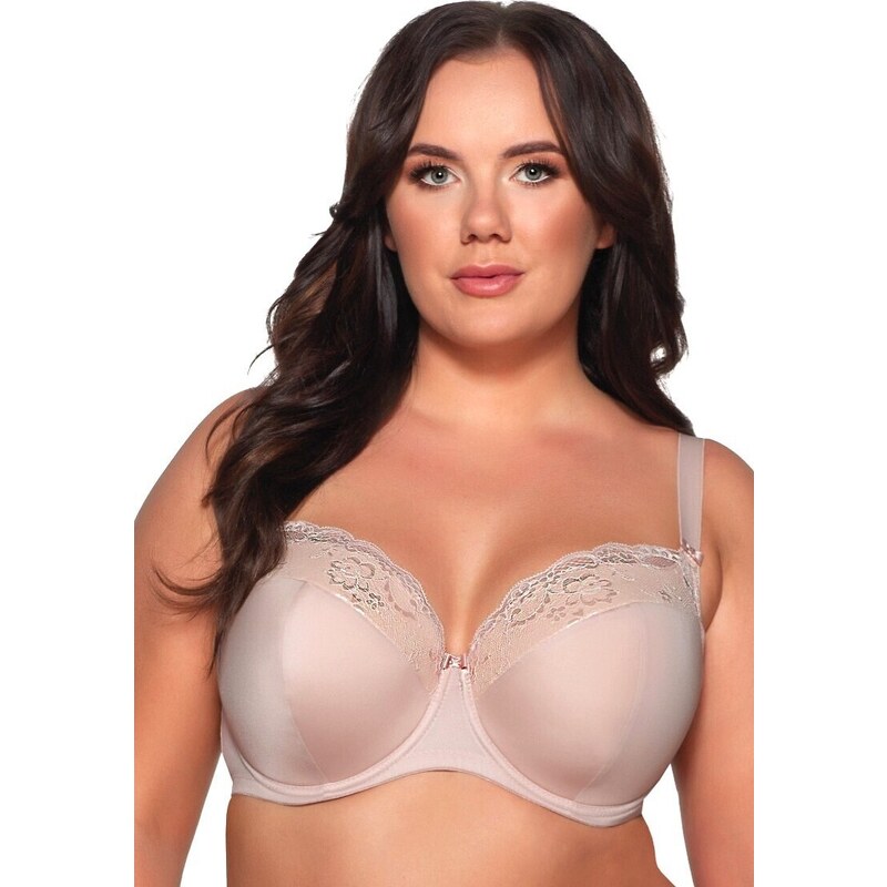 AVA LINGERIE Dámská podprsenka Ava 2112 s krajkou Bílá 109706904
