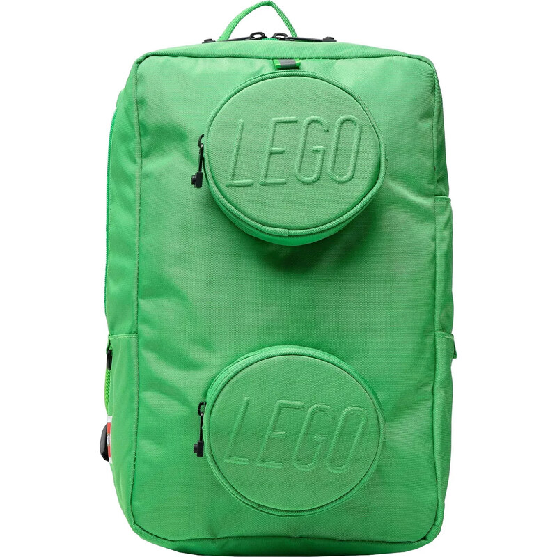 Zelený batoh LEGO Brick 1x2 Backpack Zelená