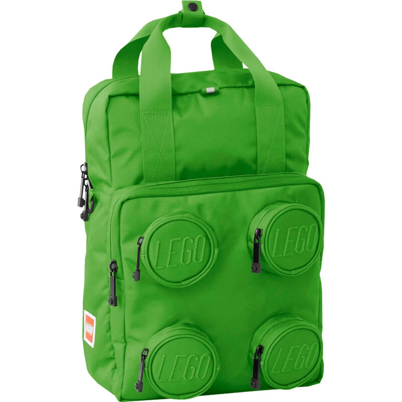 Zelený batoh LEGO Brick 2x2 Backpack Zelená
