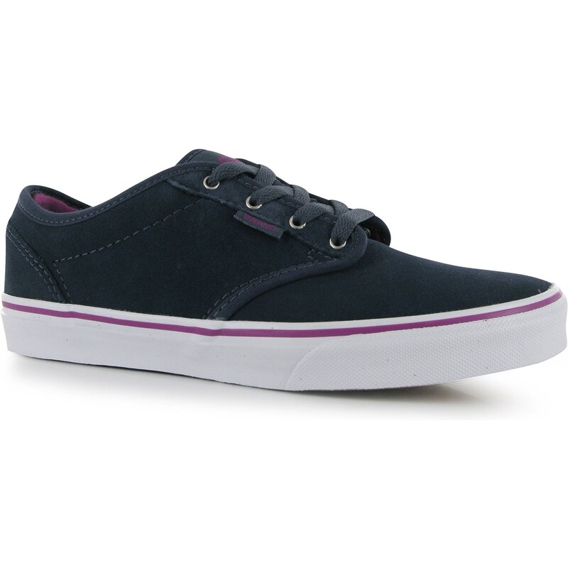 Vans Atwood Suede Girls Trainers Blue/Ocrhid