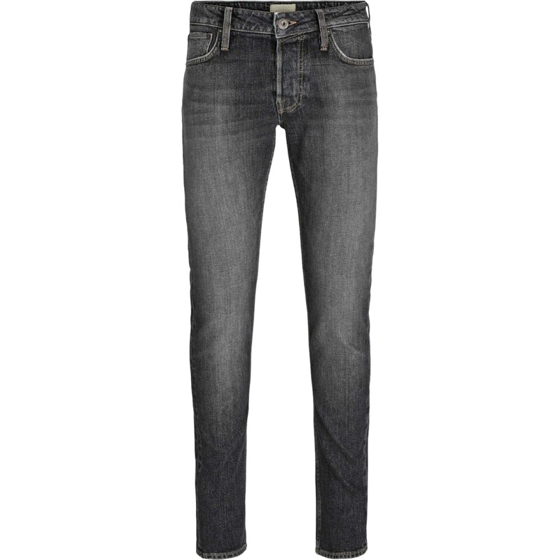 JACK & JONES Džíny JJGLENN COOPER černá džínovina