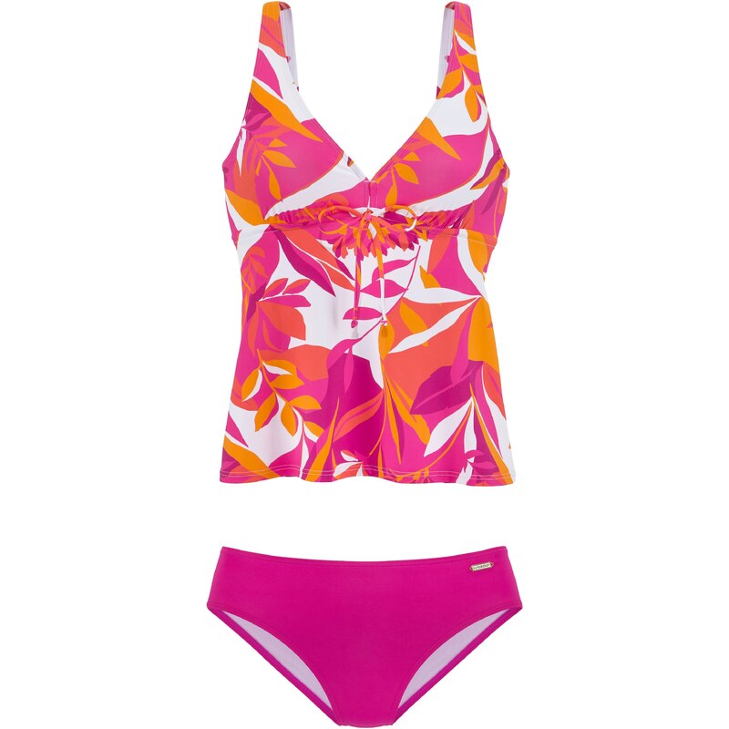 SUNSEEKER Tankiny mandarinkoná / pink / bílá