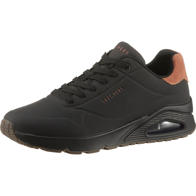 SKECHERS Tenisky Uno - Suited On Air rezavě hnědá / černá