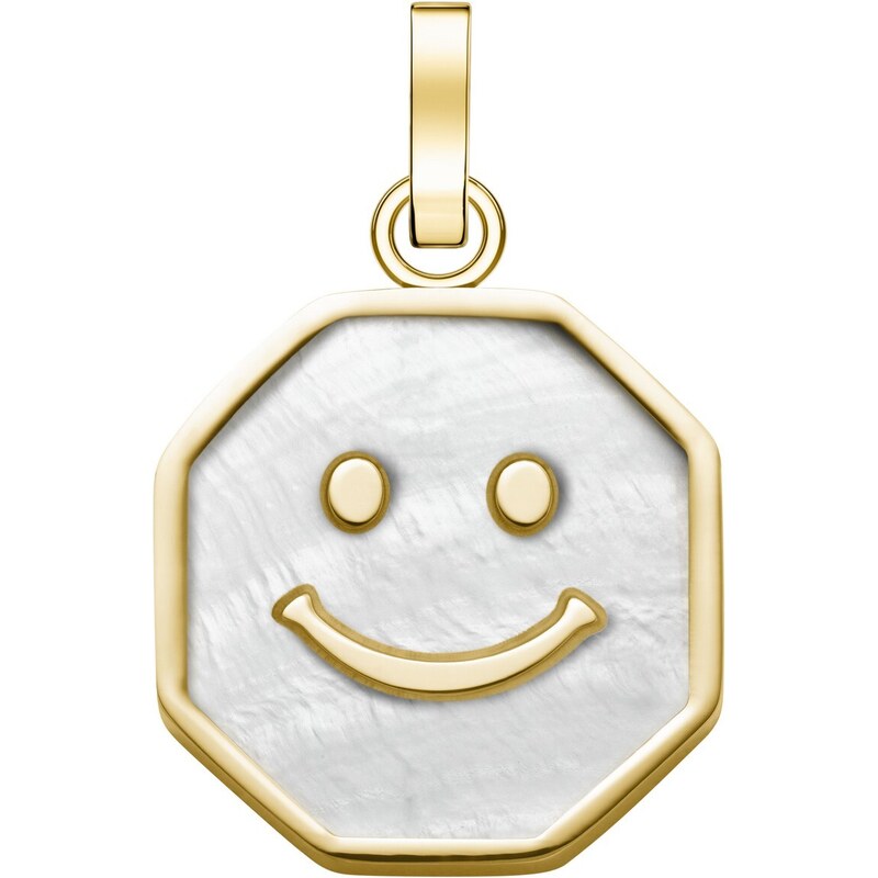 Rosefield dámský přívěsek ve zlaté barvě Smiley Octagon PE-Gold-Smiley 82375051
