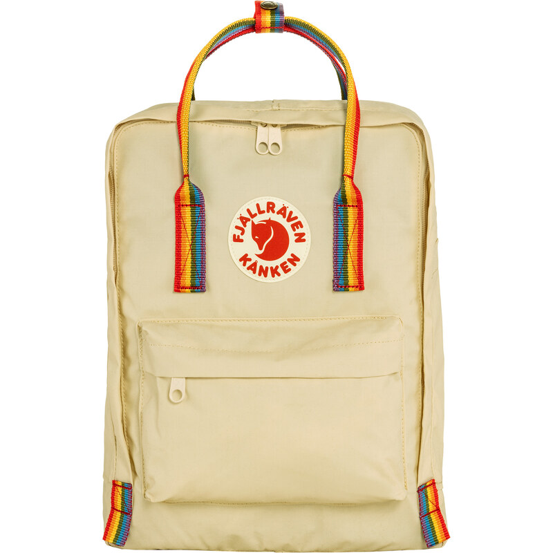 Fjällräven Kånken Rainbow Light Oak-Rainbow Pattern 16l