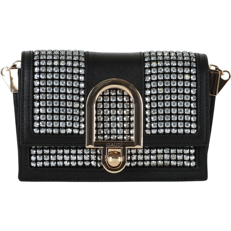 GAUDI Strass Black crossbody kabelka 97378776
