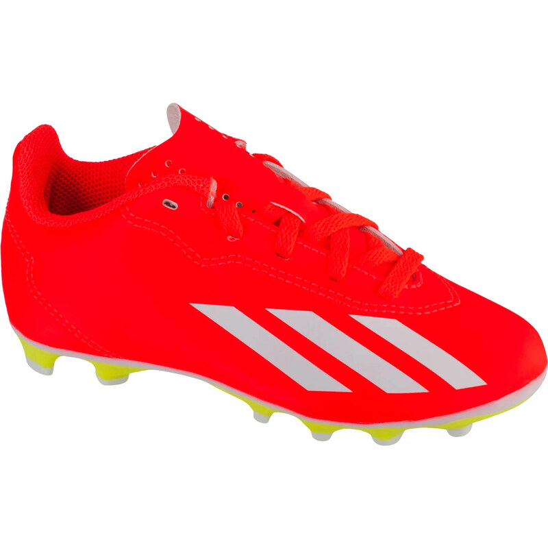 Červené chlapecké kopačky Adidas X Crazyfast Club FXG Červená
