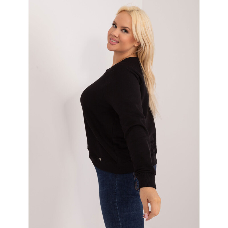 BASIC Feel Good Sweatshirt-RV-BL-6326.02X-black
