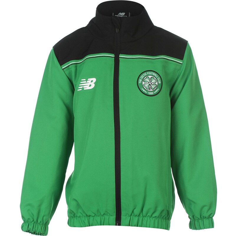 Sportovní bunda New Balance Celtic dět. zelená