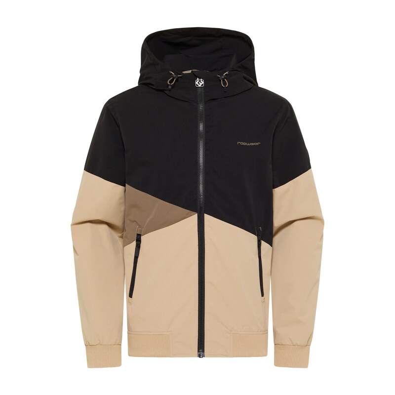 Ragwear Přechodná bunda Renad béžová / tmavě béžová / černá