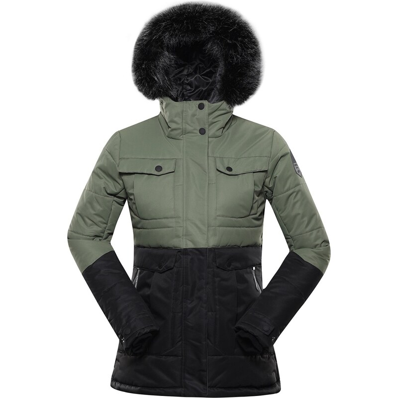 Dámská bunda s membránou ptx ALPINE PRO EGYPA zelená 97630626
